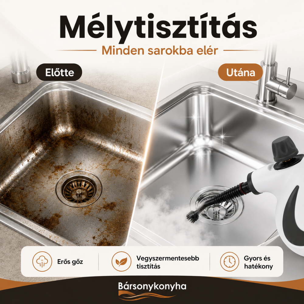 Bársonygőz™ Kézi Gőztisztító