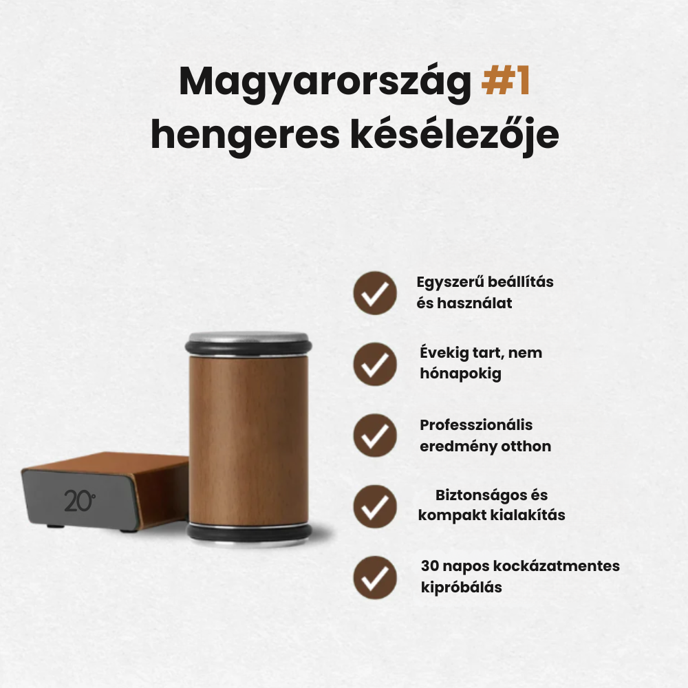 BÁRSONYKONYHA GYÉMÁNT HENGERES KÉSÉLEZŐ KÉSZLET