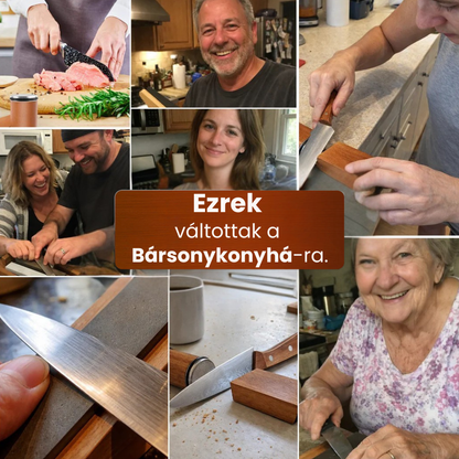 BÁRSONYKONYHA GYÉMÁNT HENGERES KÉSÉLEZŐ KÉSZLET