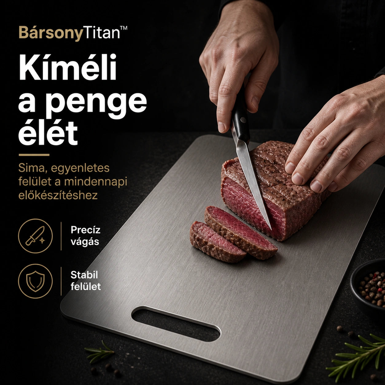 BársonyTitan™ Vágódeszka