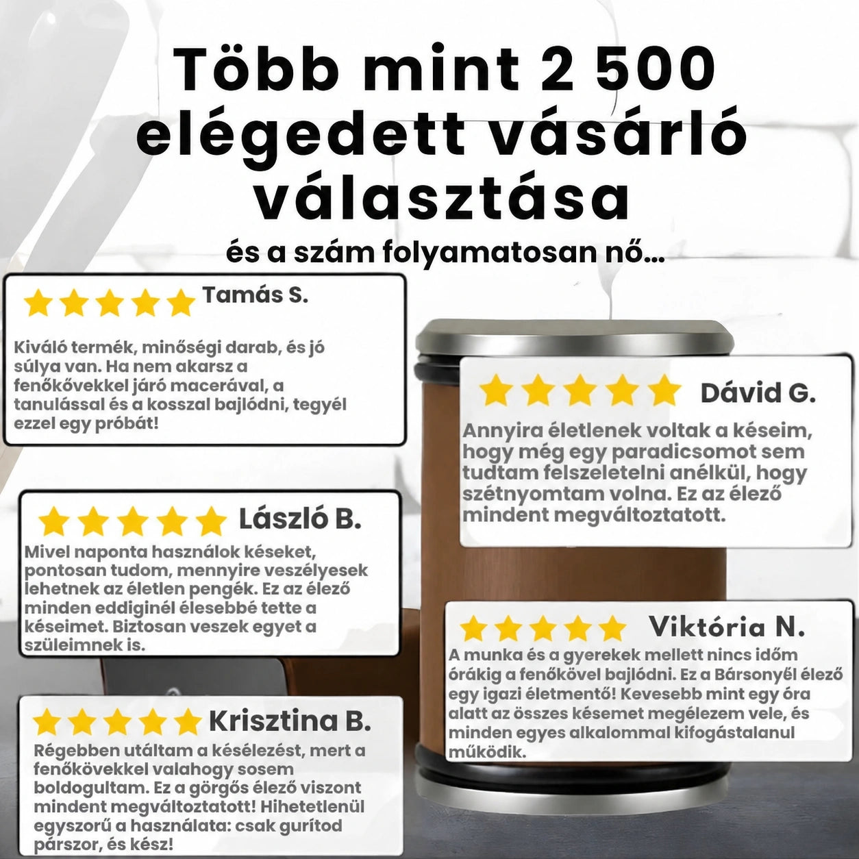 BársonyÉl™ Gyémánt Hengeres Késélező