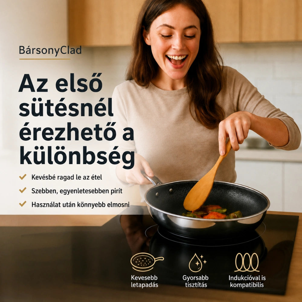 BársonyClad™ Hibrid Serpenyő
