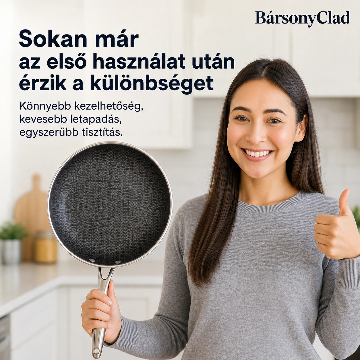 BársonyClad™ Hibrid Serpenyő